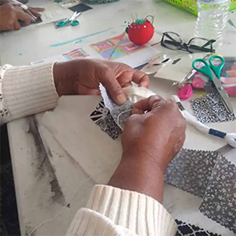 Hand Stitching class with Cynthia Gossage